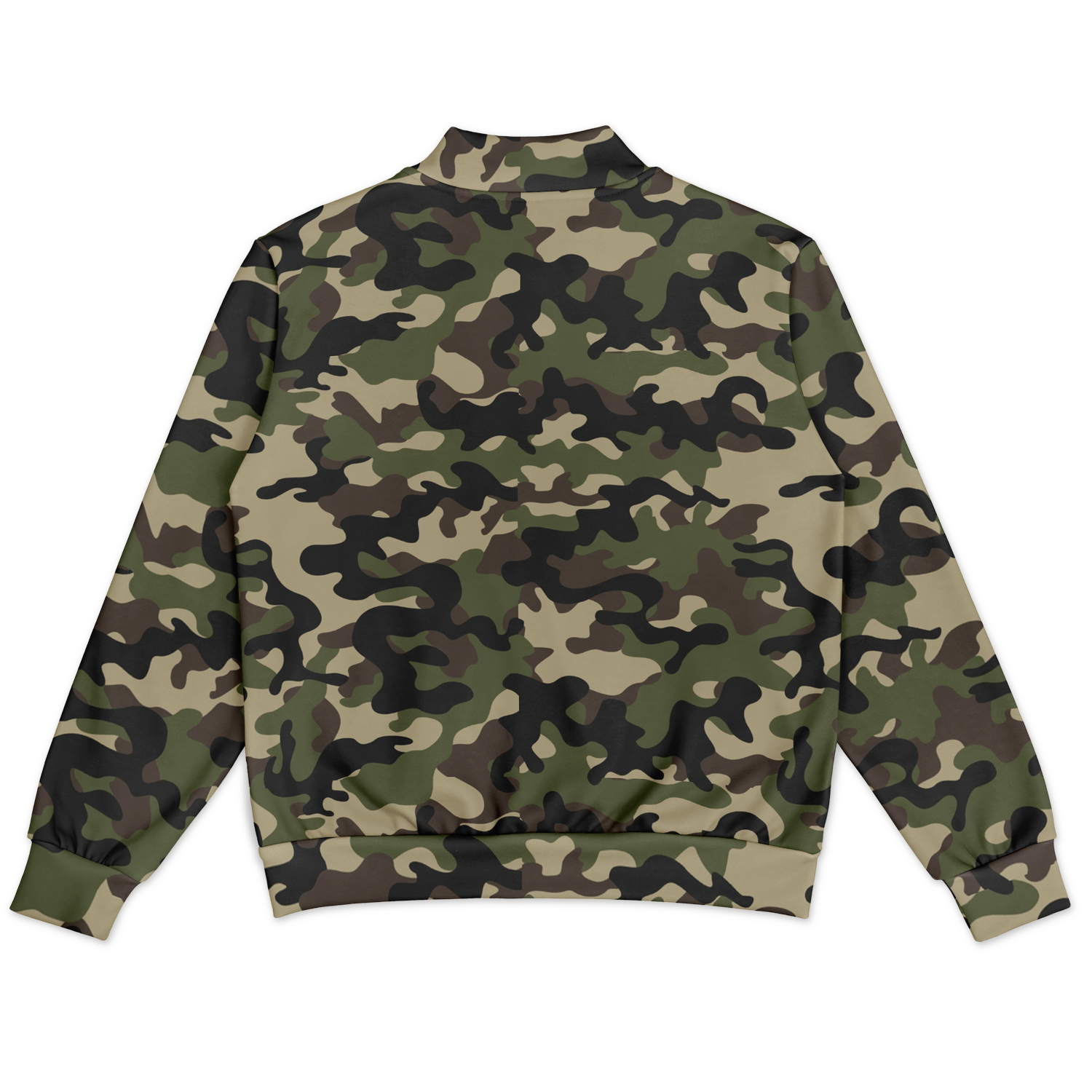 Military Brown Camo Jacket | Heavyweight Baseball Style Camo Colors