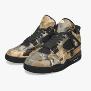 Hunting Sneakers AJ4 | Green Oak Tree Camouflage Camo Colors