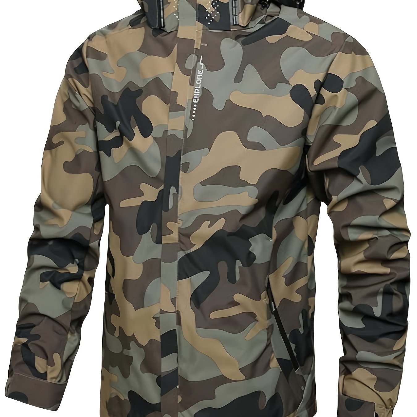 Men's Camo Windbreaker Jacket | Waterproof, Warm & Stylish Camo Colors