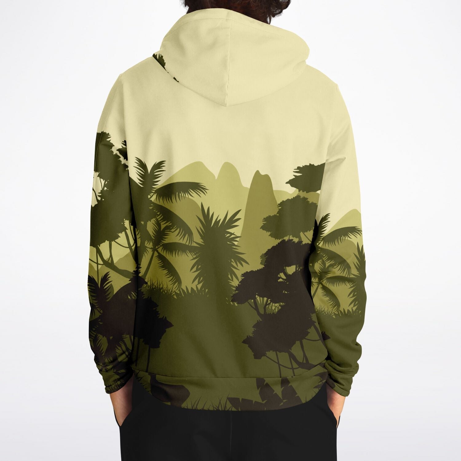 Rain Forest Hoodie in Green and Yellow | camo colors