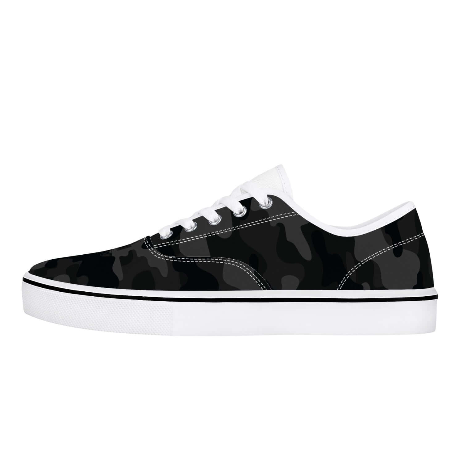 Camo Skate Shoes | Black Camouflage Camo Colors