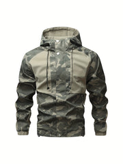 Preppy Jacket For Men | Army Green Camouflage Camo Colors