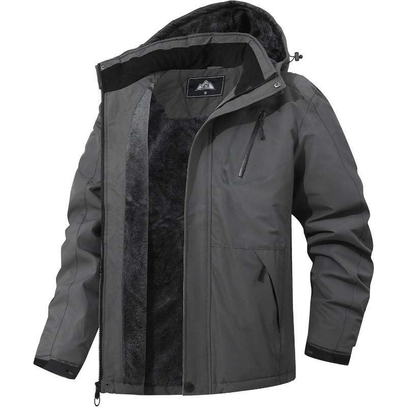 Men's Winter Ski Jacket with Hood | Ultra Warm, Waterproof Camo Colors