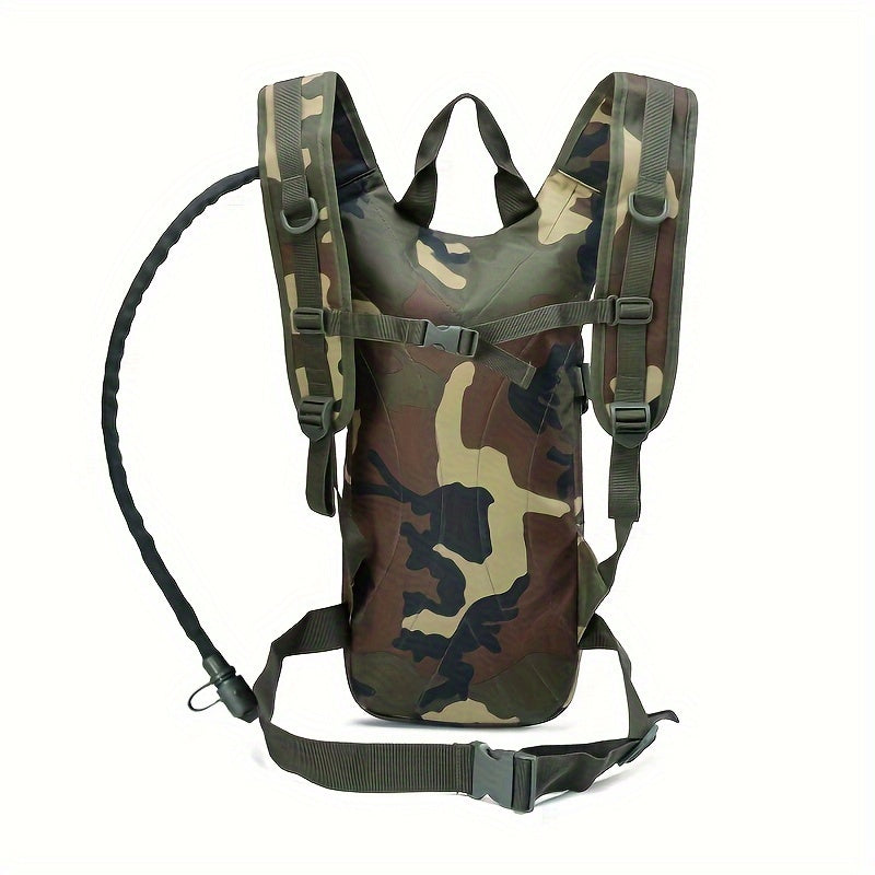 Versatile Tactical Backpack with Built-In Hydration System Camo Colors