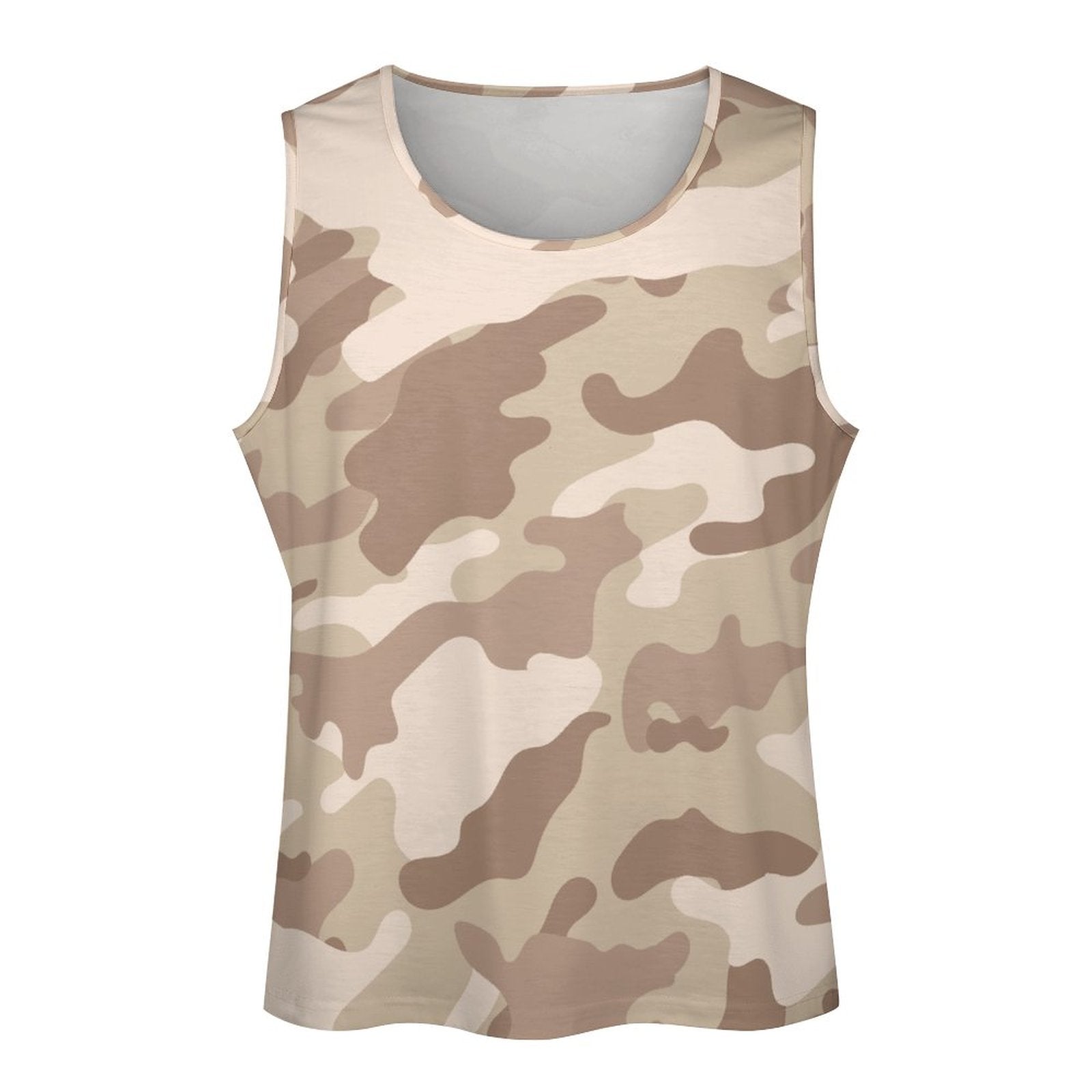 Camo Tank Top | Brown Desert Camouflage Camo Colors