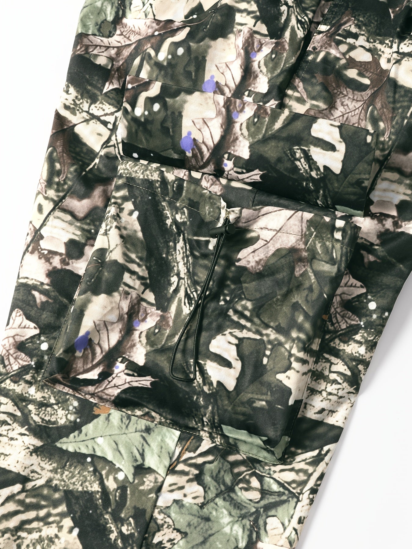 Men's Camo Cargo Pants with Multi-Pocket | Loose Fit Camo Colors
