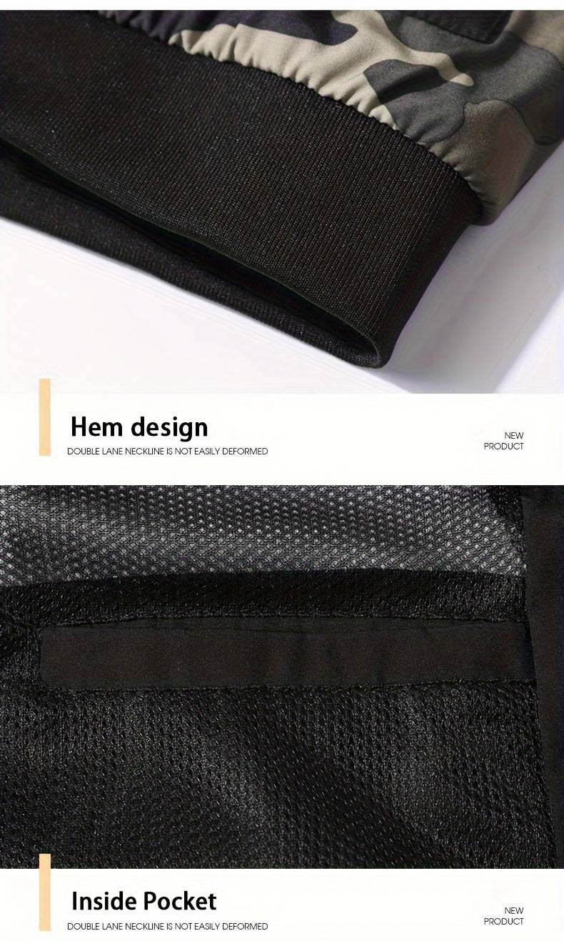 Camo Graphic Fleece Jacket | Men's Casual Hooded Winter Coat Camo Colors