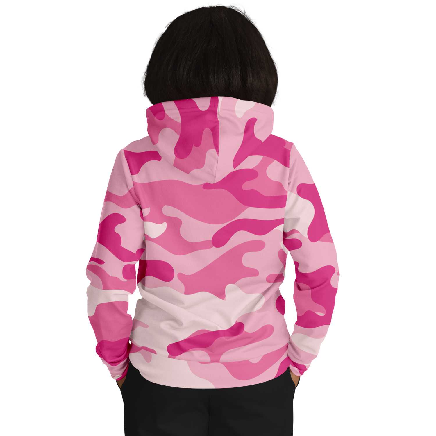 Camo Hoodie | Lavender Pink Pullover Camo Colors