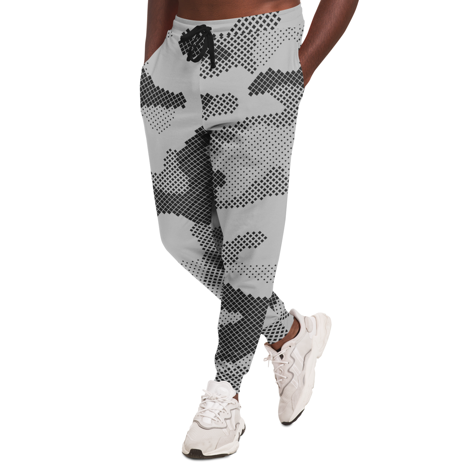 Camo Joggers | Unisex | Gray Digital Camouflage Camo Colors