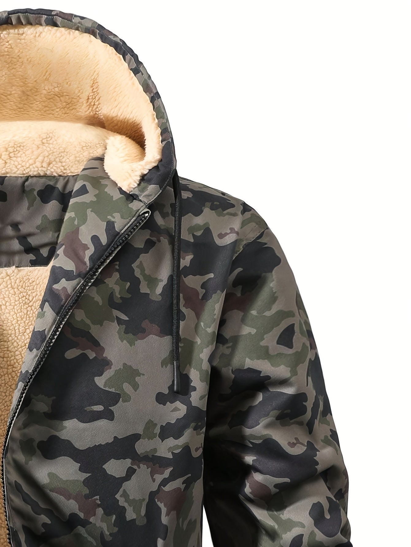 Men's New Winter Stylish Camouflage Fleece Jacket | Camo Colors