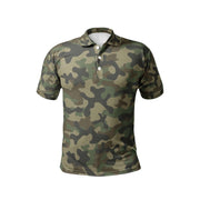 Camo Golf Shirt | Military Brown Camo Colors