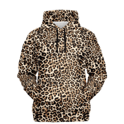 Leopard Print Hoodie | Classic Brown | Camo Colors