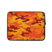 Camo Laptop Sleeve | Orange & Red Camo Colors