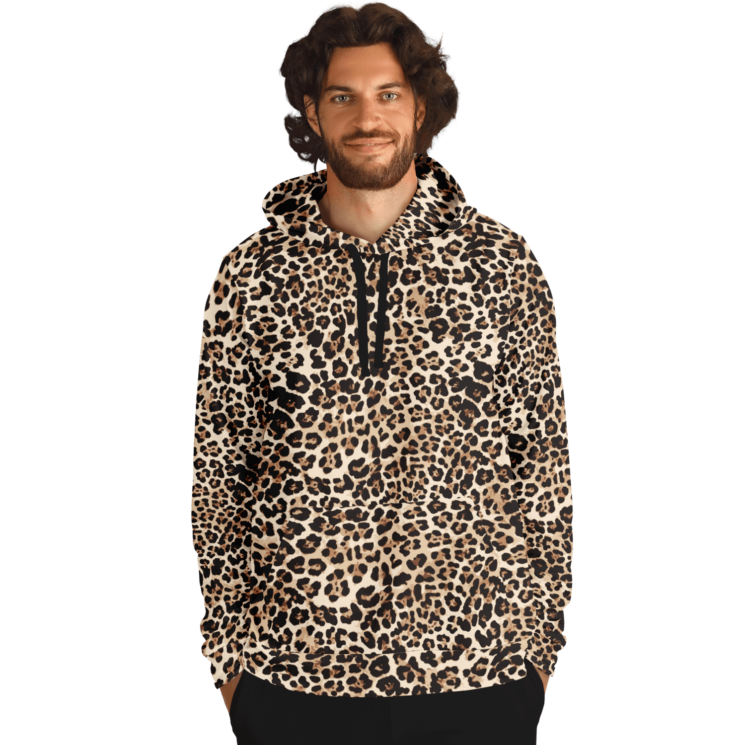 Leopard Print Hoodie | Classic Brown | Camo Colors