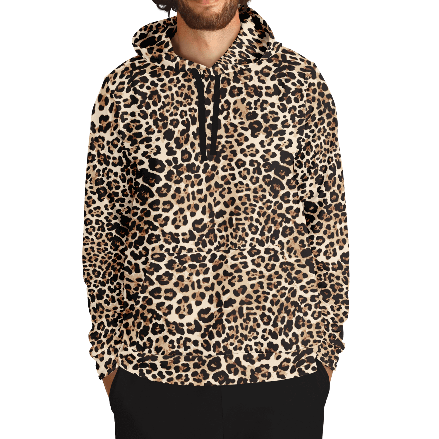 Leopard Print Hoodie | Classic Brown | Camo Colors