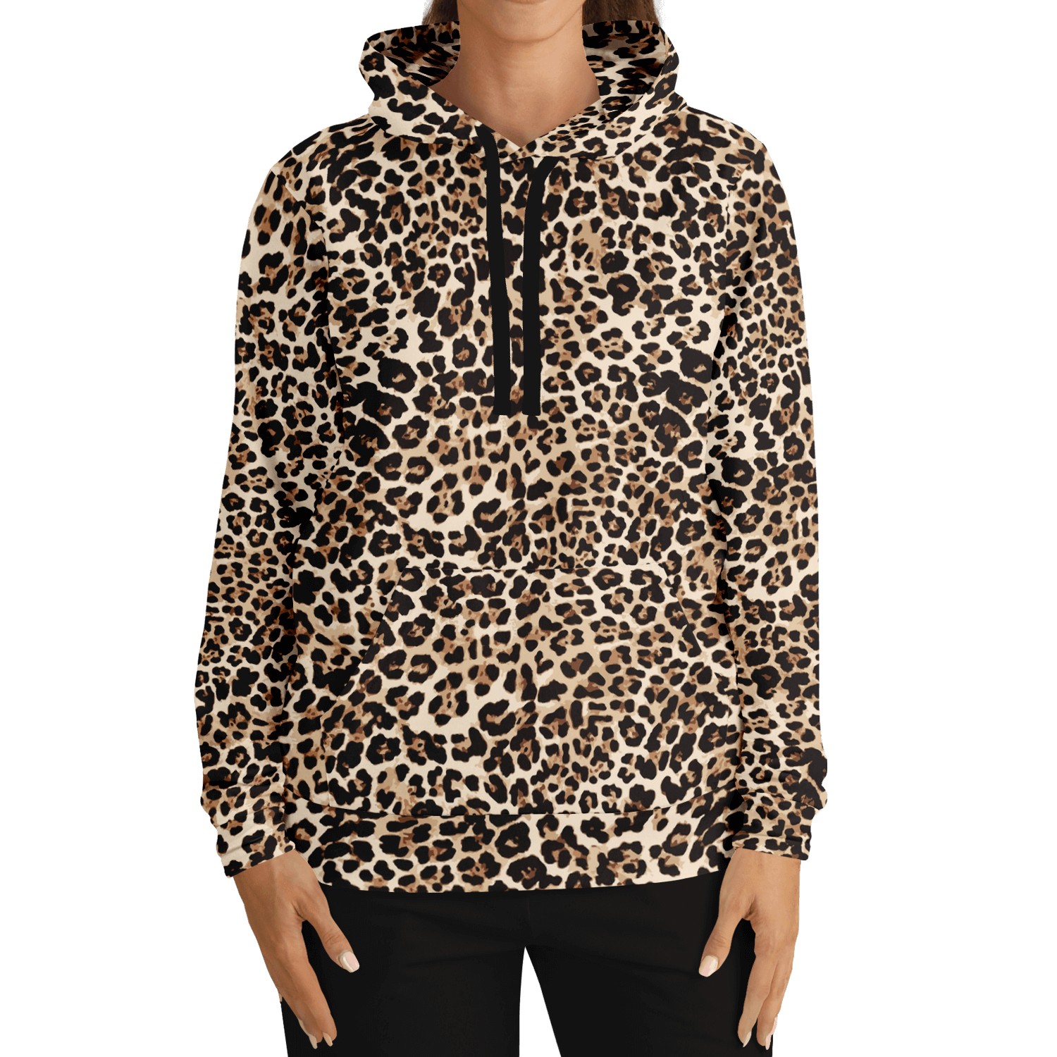 Leopard Print Hoodie | Classic Brown | Camo Colors