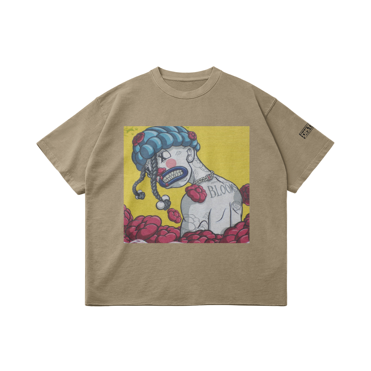 Jamabama | Vintage Style Oversized T-Shirt | Camo Colors