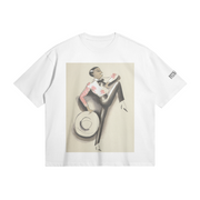 Dancing Man | Art Deco | Oversized Boxy T-shirt | Camo Colors