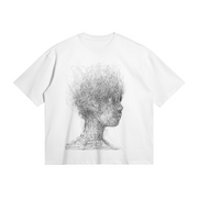 Boy | Modern Art Oversized Boxy T-Shirt | Camo Colors