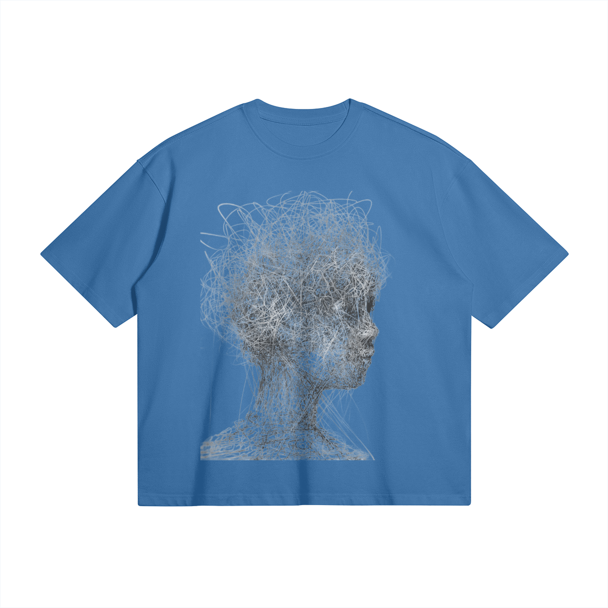 Boy | Modern Art Oversized Boxy T-Shirt | Camo Colors