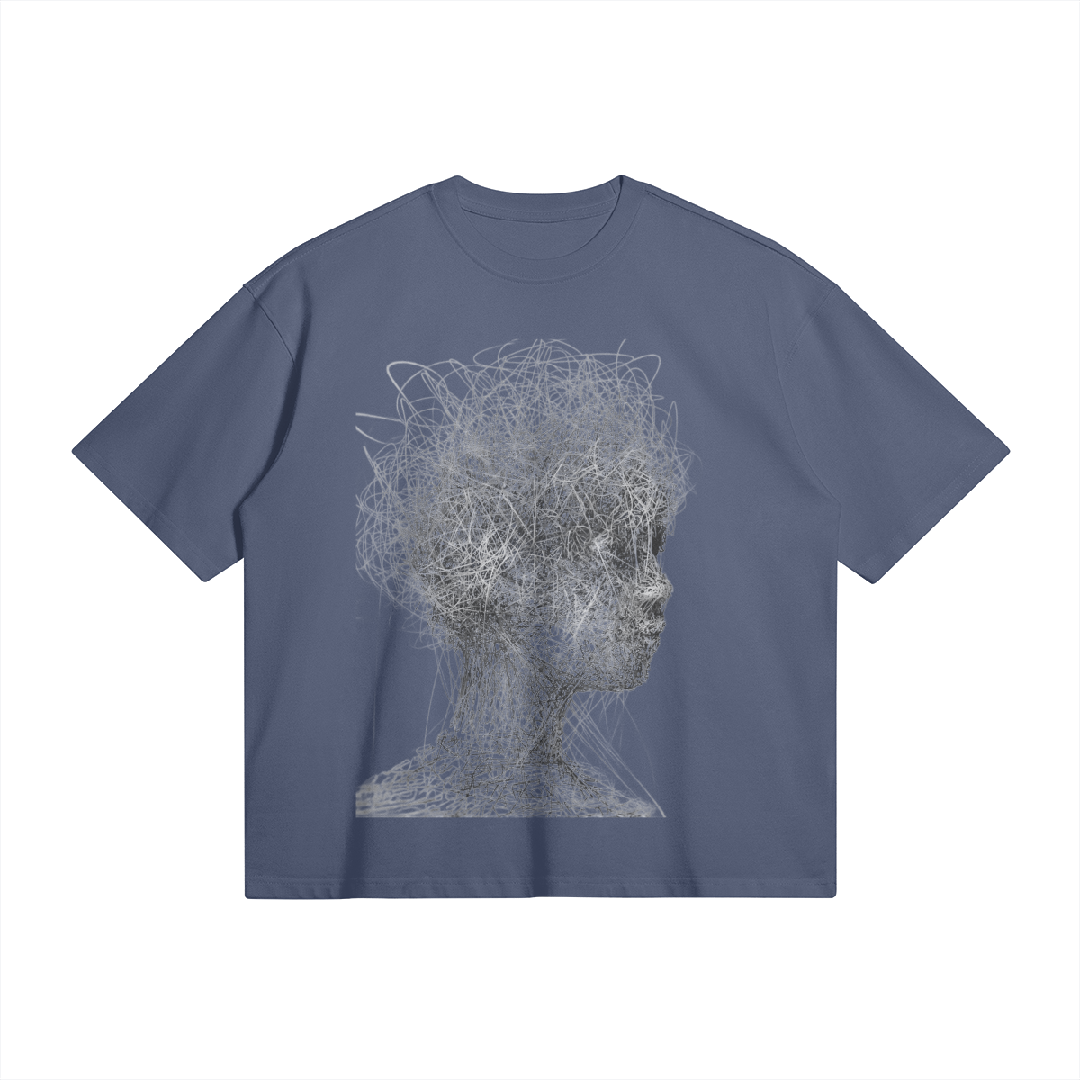 Boy | Modern Art Oversized Boxy T-Shirt | Camo Colors