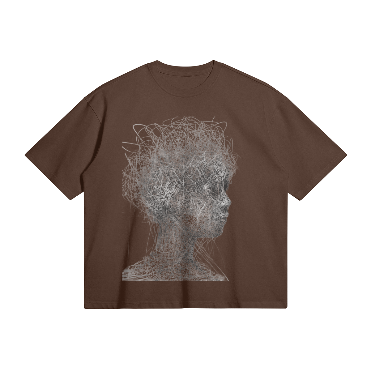 Boy | Modern Art Oversized Boxy T-Shirt | Camo Colors